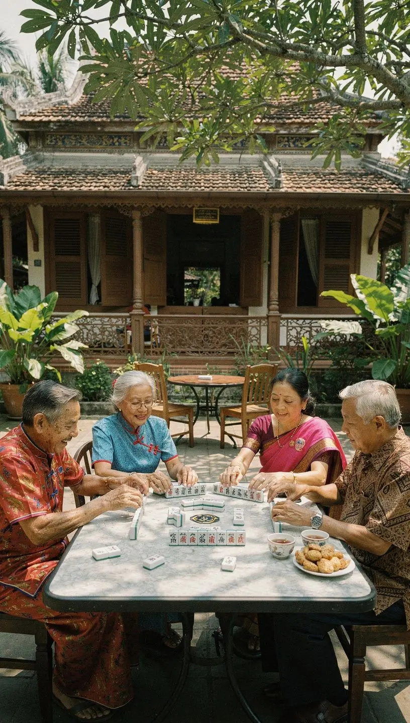 A cozy lounge area filled with comfortable seating, where seniors enjoy reading and socializing.