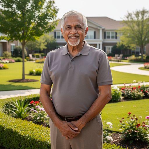 A vibrant health fair featuring seniors engaging with wellness professionals and learning about healthy living.